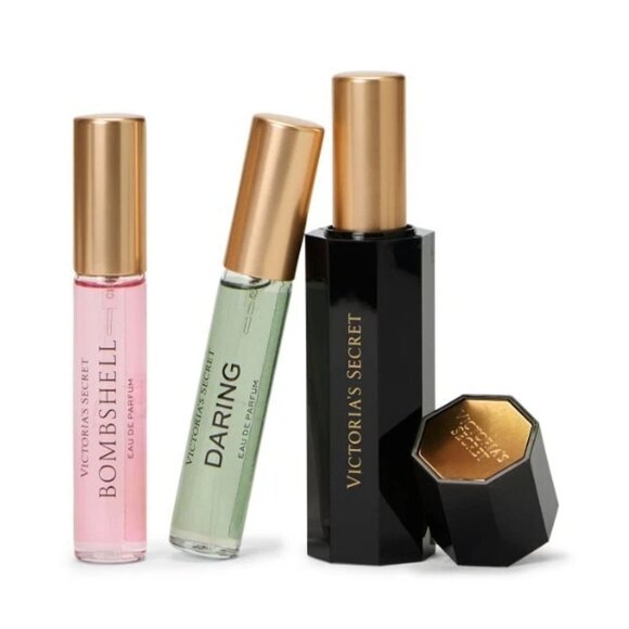 Victoria’s Secret Travel Fragrance Spray Gift Set ~Bombshell, Bare, Daring NIB - Picture 5 of 5